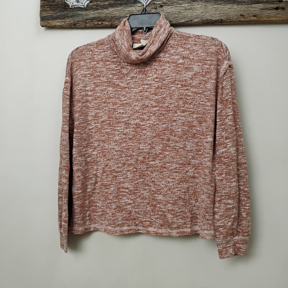 Universal Thread Rust Marled Turtleneck Sweater |… - image 2